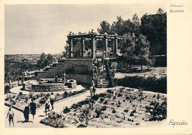 Jardín de chalet 1938