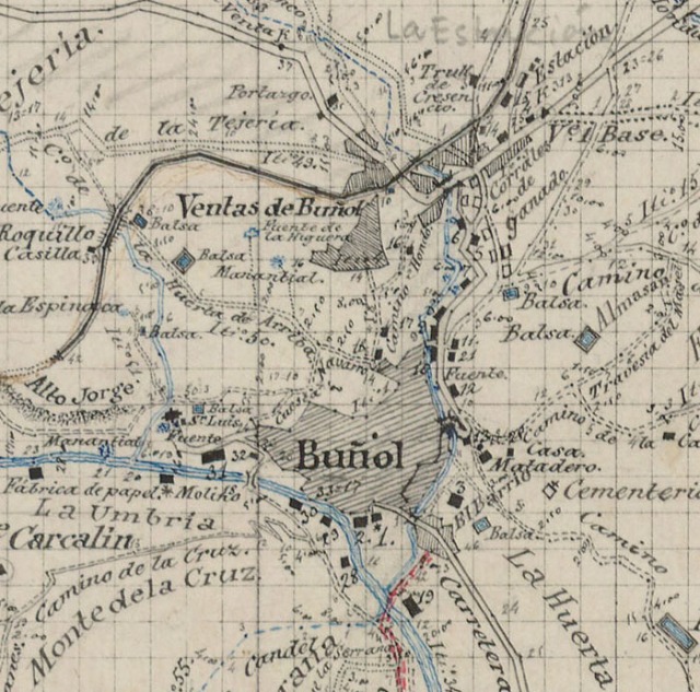 Plano de Buñol 1885
