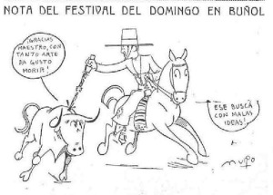 Nota del Festival Taurino en Buñol
