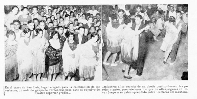 Verbena en las Fiestas y ferias de buñol de 1928 Buñol